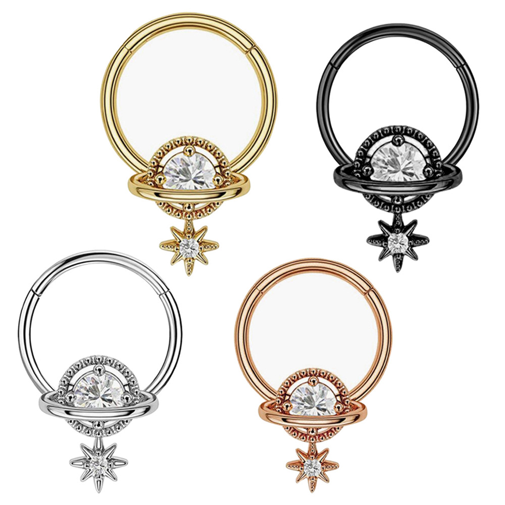 Body Jewelry Earrings - Septum Rings Planet Jewelry Surgical Steel