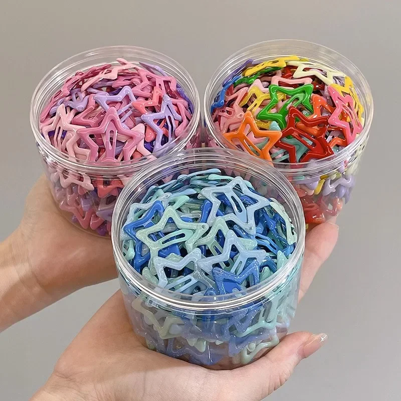 Colorful Kawaii Star Barrettes - Body Jewelry Wholesale 评论和价格