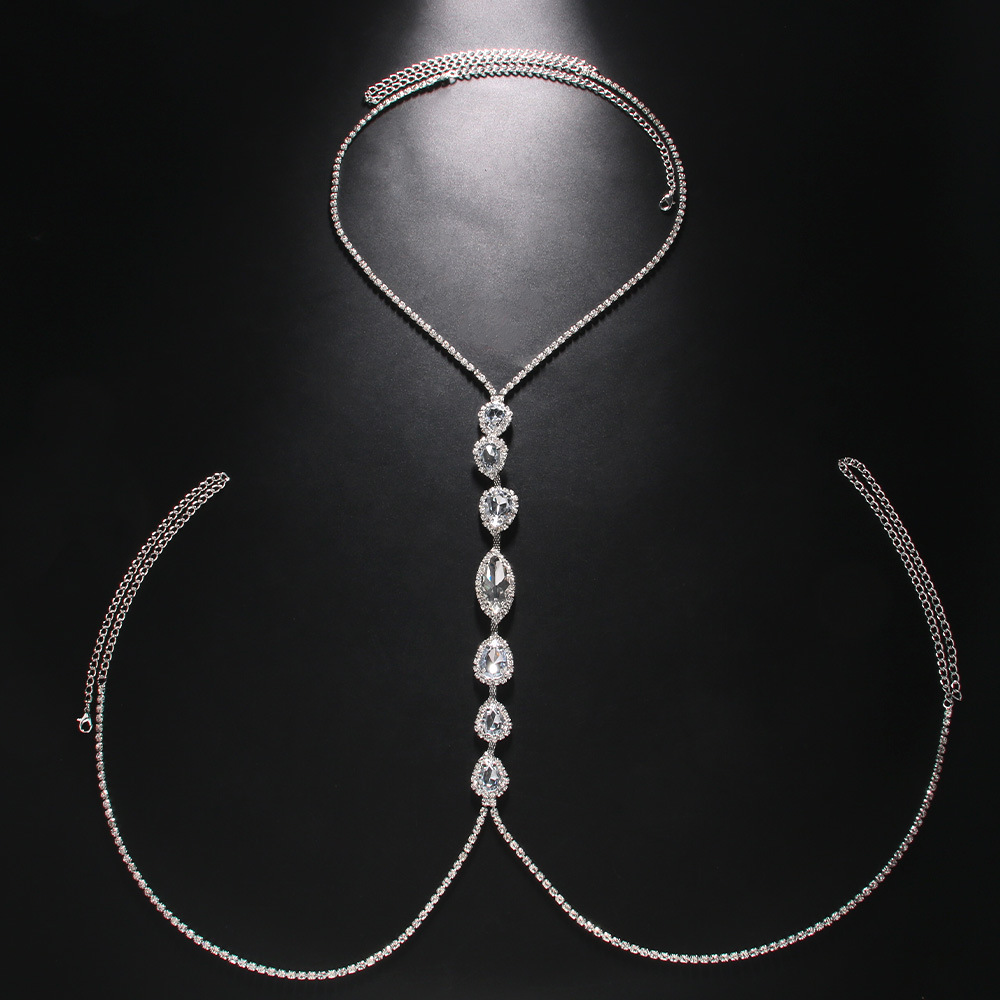 Fashion Sexy Water Drop Neckla - Body Jewelry Luxury 评论和价格