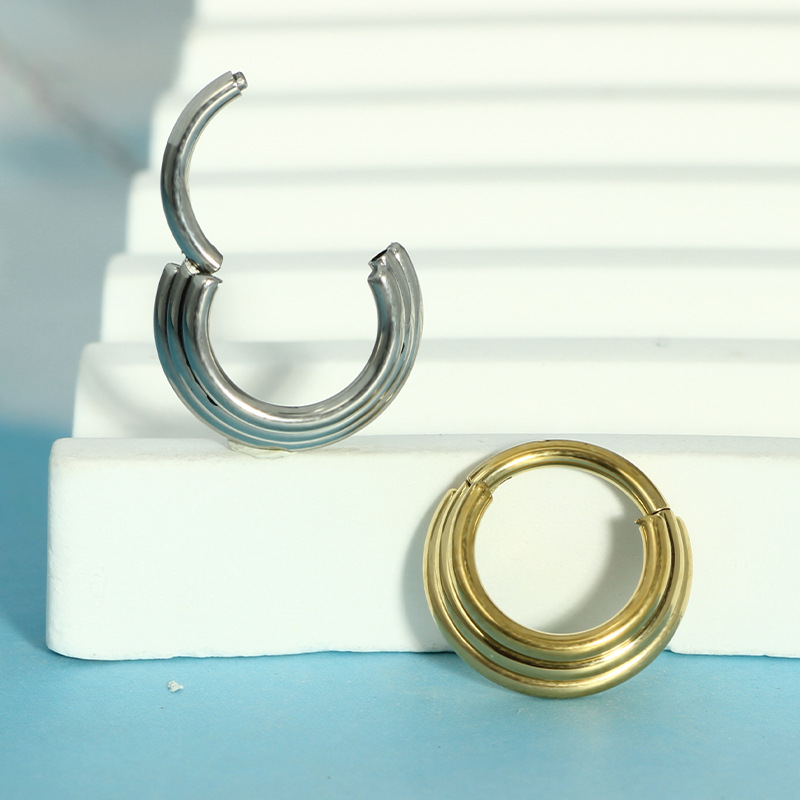 Nose Hoop Earrings Metal Nose  - Body Jewelry Earrings 评论和价格