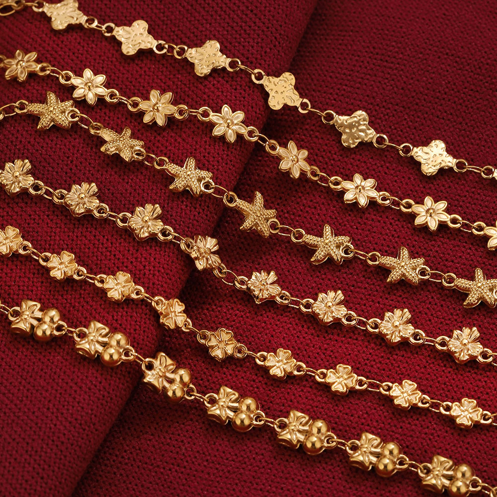1Meter Stainless Steel Flower  - Body Jewelry Wholesale 评论和价格