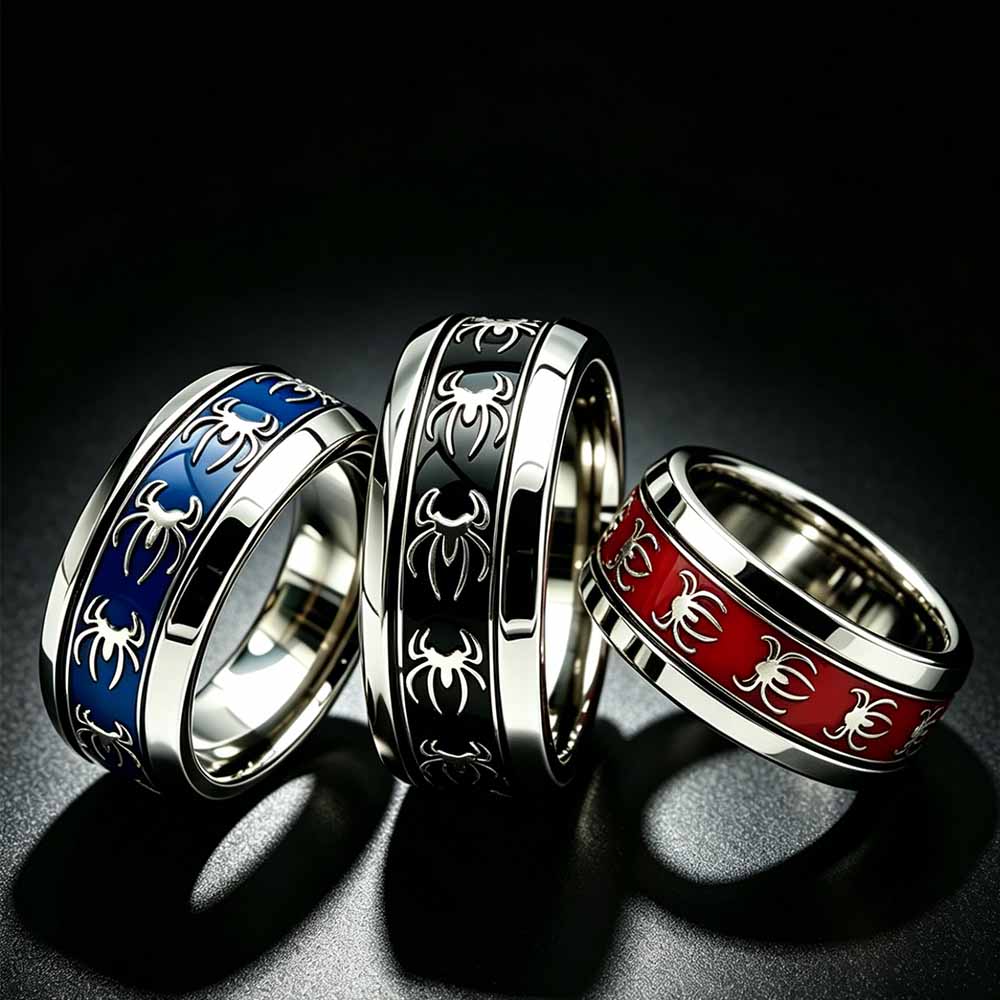 New Vintage Punk Spider Ring 3 - Body Jewelry Wholesale 评论和价格