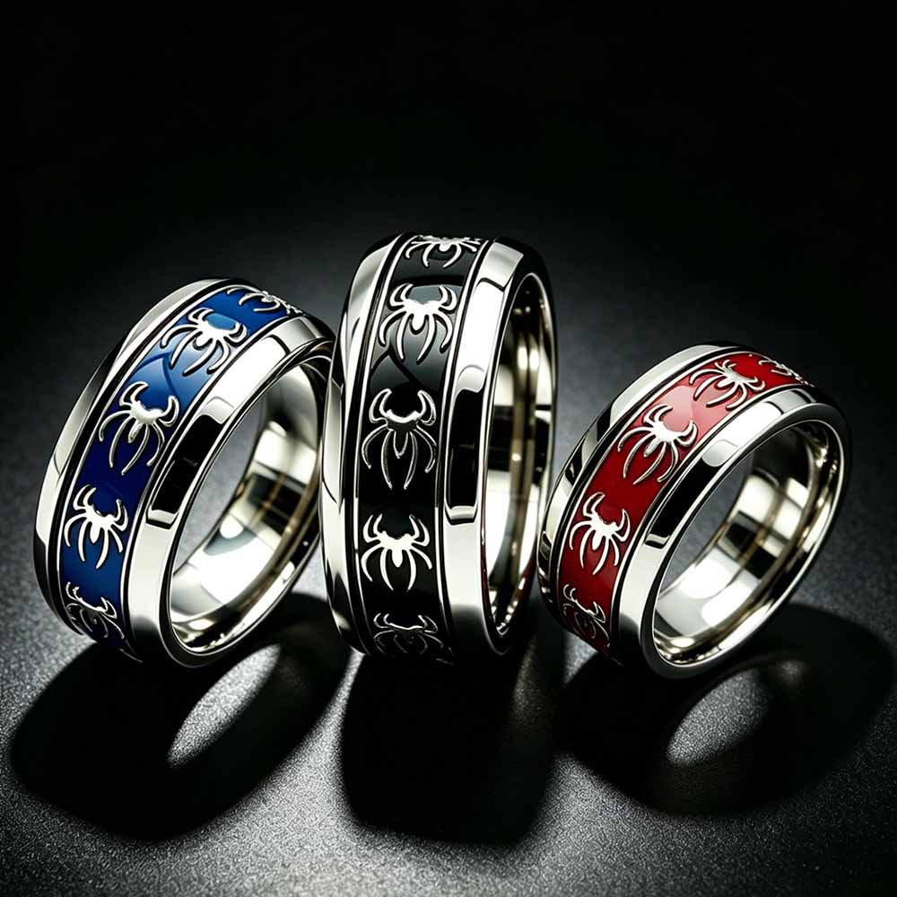 New Vintage Punk Spider Ring 3 - Body Jewelry Wholesale 评论和价格