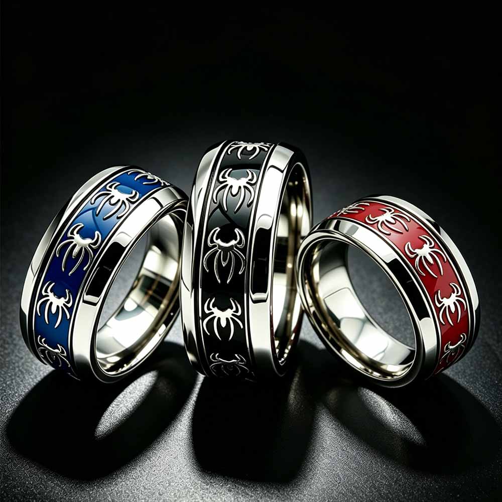 New Vintage Punk Spider Ring 3 - Body Jewelry Wholesale 评论和价格
