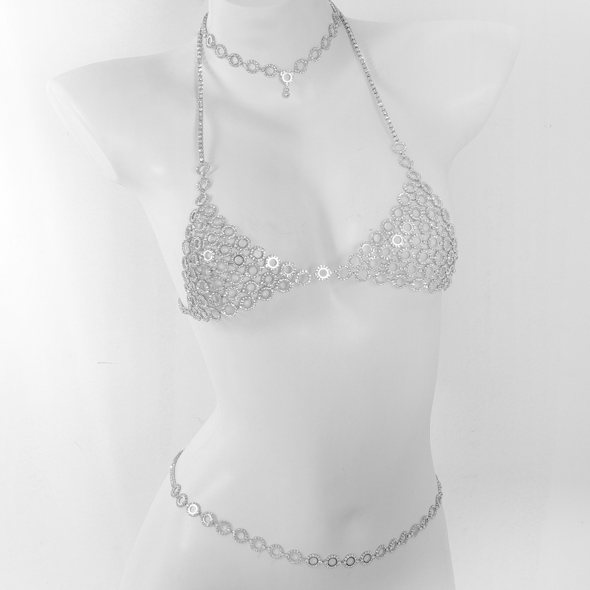 Fashionable Circular Splicing  - Body Jewelry Luxury 评论和价格
