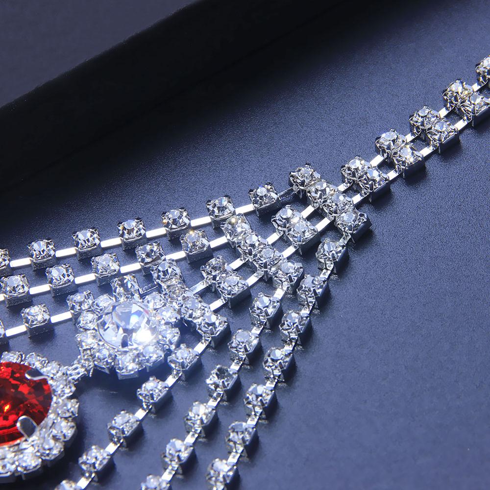 Sexy Body Chain Lingerie Red C - Body Jewelry Retainers 评论和价格