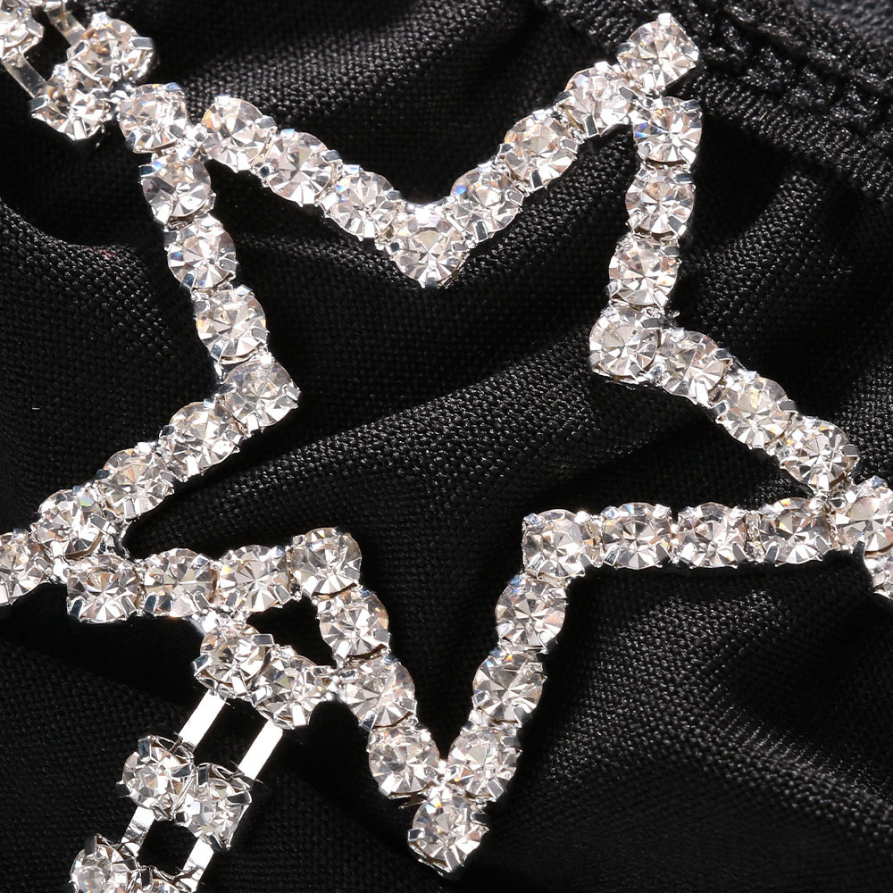 Sexy Crystal Star Waist Thong  - Body Jewelry Retainers 评论和价格