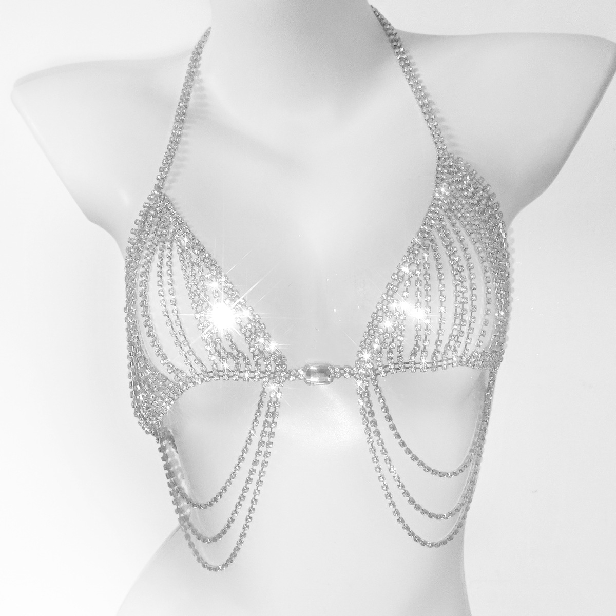 Fashionable Tassels Sexy Rhine - Body Jewelry Retainers 评论和价格