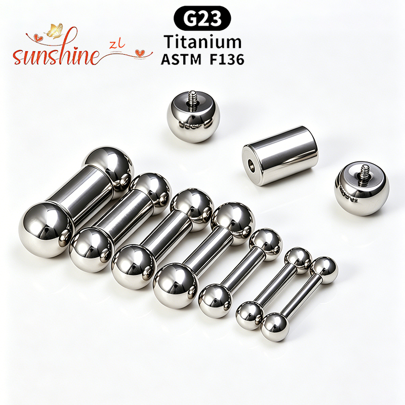Implant Grade Titanium ASTM F1 - Body Jewelry Internally Threaded 评论和价格