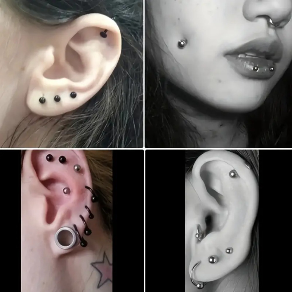 10pcs G23 Titanium Internally  - Body Jewelry Internally Threaded 评论和价格