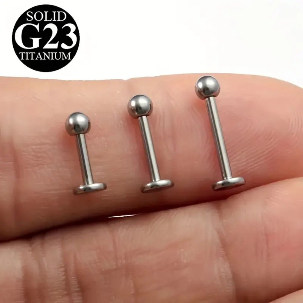 10pcs G23 Titanium Internally  - Body Jewelry Internally Threaded 评论和价格