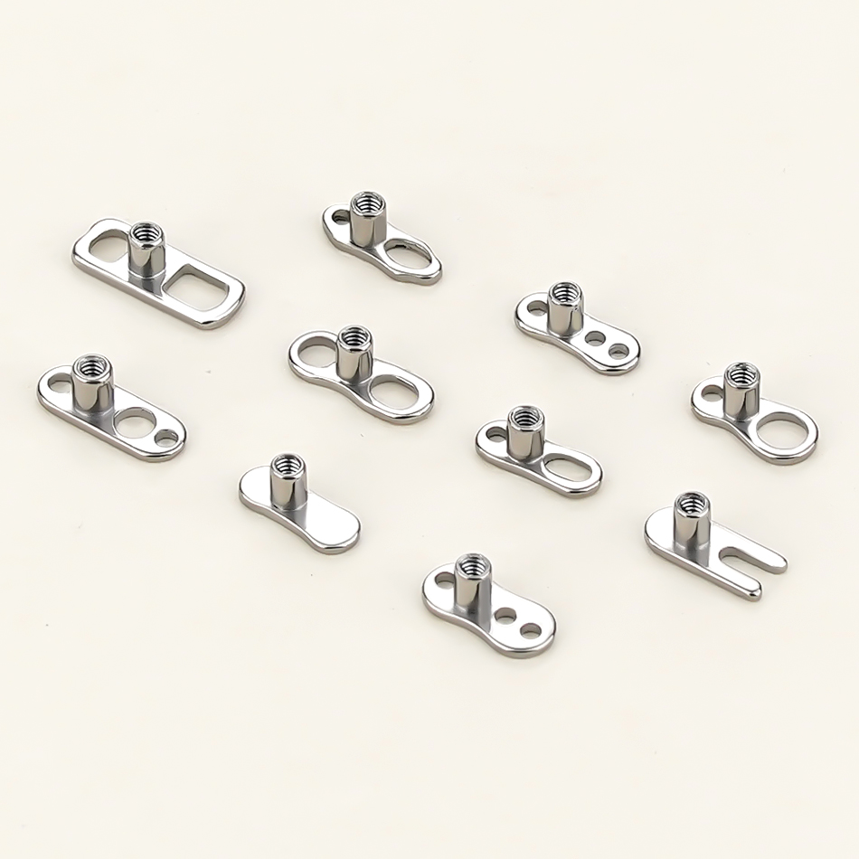 5Pcs/10Pcs /50Pcs Titanium Der - Body Jewelry Dermal 评论和价格