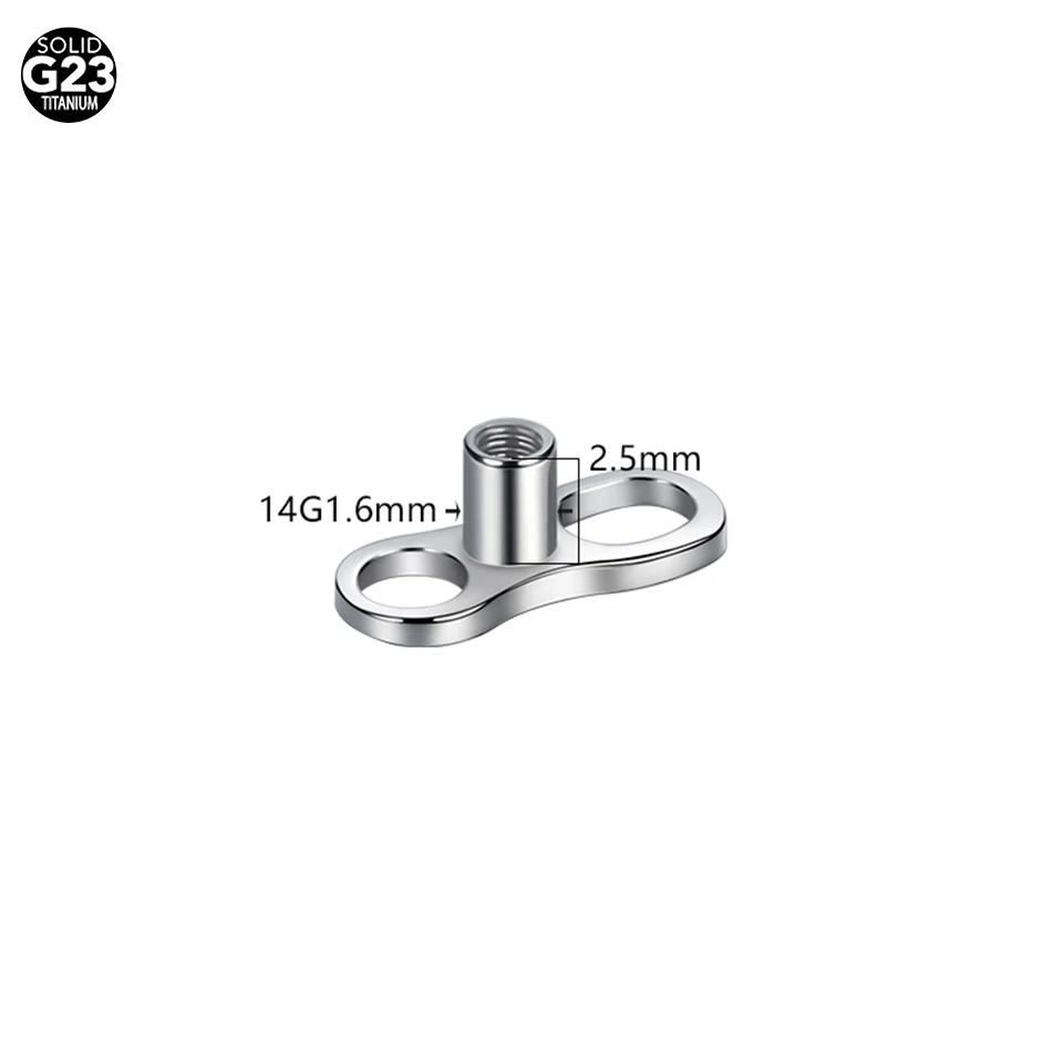 5Pcs/10Pcs /50Pcs Titanium Der - Body Jewelry Dermal 评论和价格