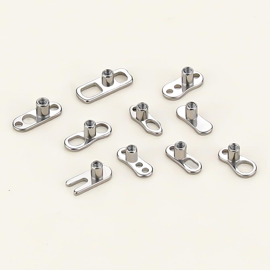 5Pcs/10Pcs /50Pcs Titanium Der - Body Jewelry Dermal 评论和价格