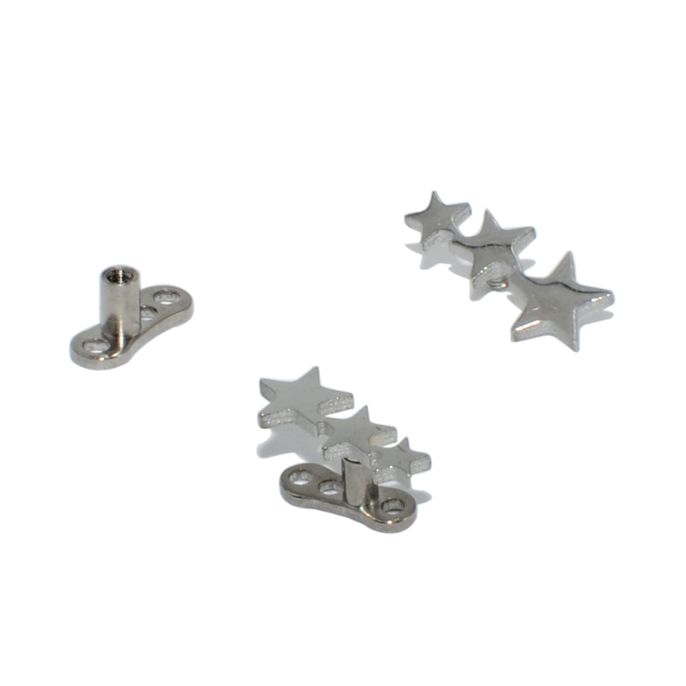 1PC Steel/Titanium Base Micro  - Body Jewelry Dermal 评论和价格