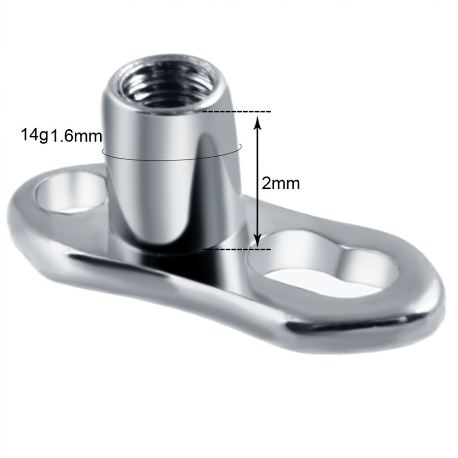 10pcs/lot G23 Titanium Micro D - Body Jewelry Dermal 评论和价格