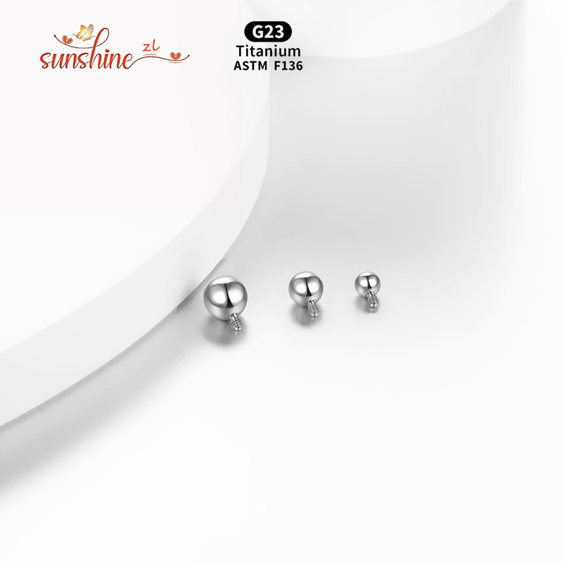 1PCS Internally Threaded Ball  - Body Jewelry Dermal 评论和价格