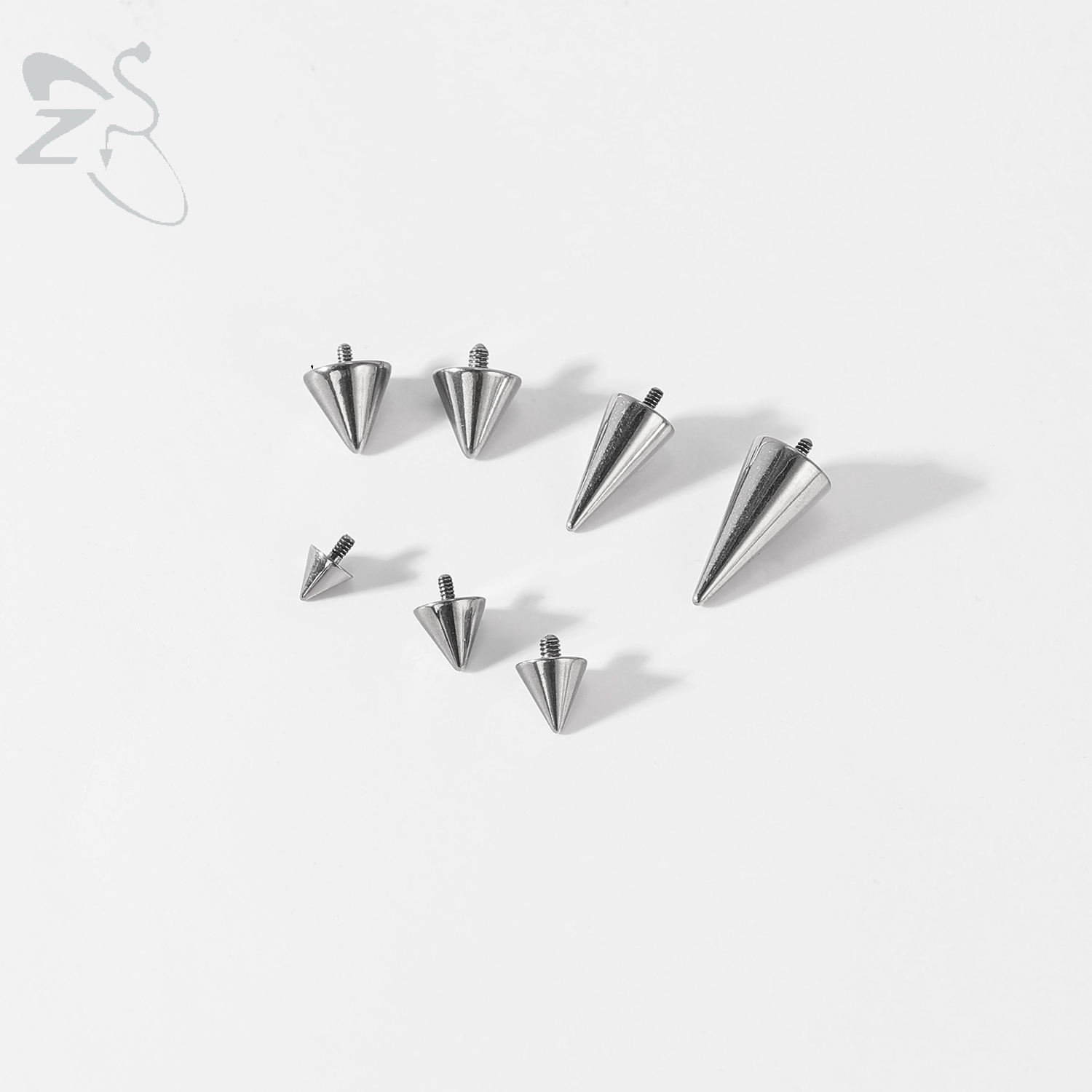 ZS 1PC Star Heart Spike Lip La - Zs Body Jewelry 评论和价格