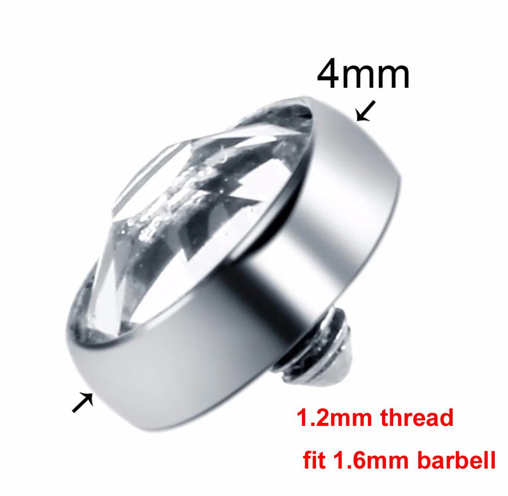 1PC G23 Titanium Dermal Anchor - Body Jewelry Dermal 评论和价格
