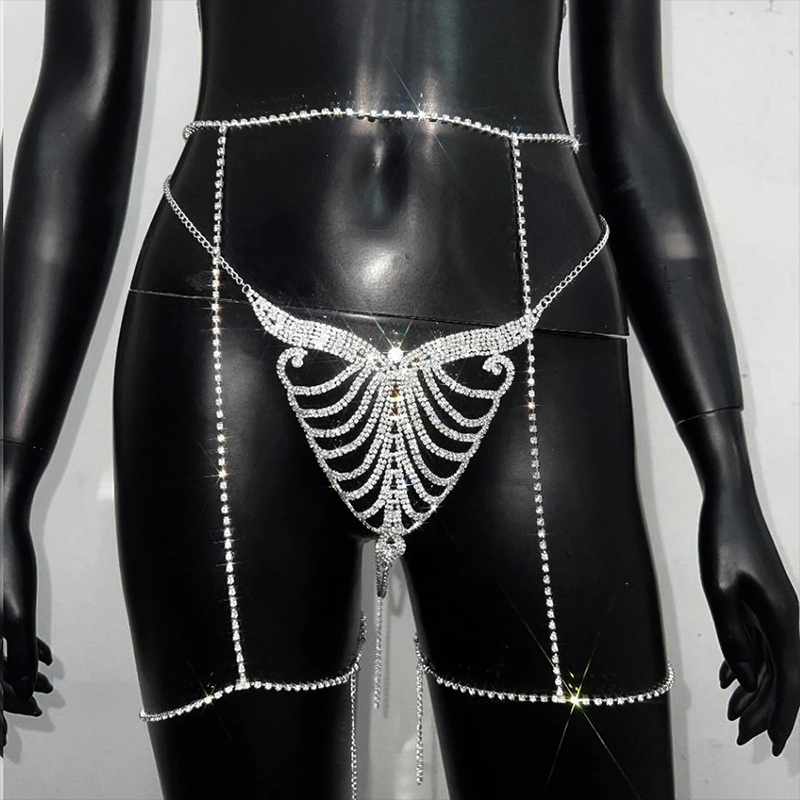 Stonefans Thong and Waist Chai - Body Jewelry Wholesale 评论和价格