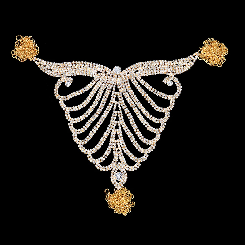 Stonefans Thong and Waist Chai - Body Jewelry Wholesale 评论和价格