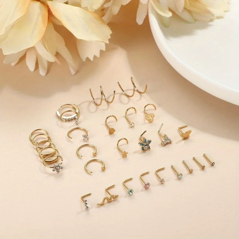 FASACCO 1Pc Surgical Steel Nos - Zs Body Jewelry 评论和价格