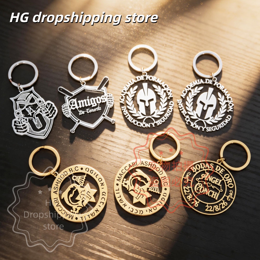 Personalized Logo Keychain Who - Body Jewelry Wholesale 评论和价格