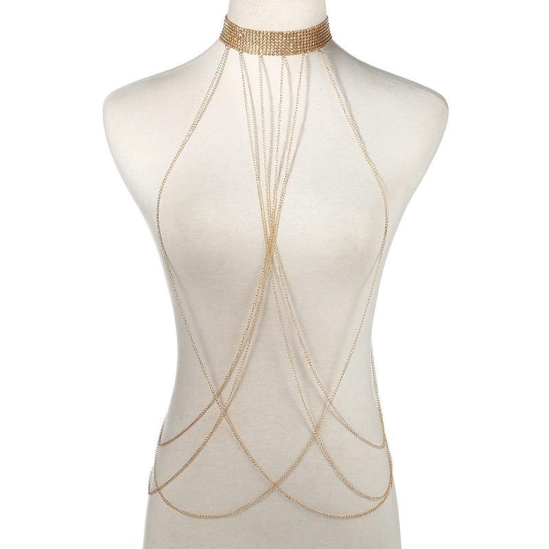 Gold Color Body Chain Women  R - Body Jewelry Luxury 评论和价格