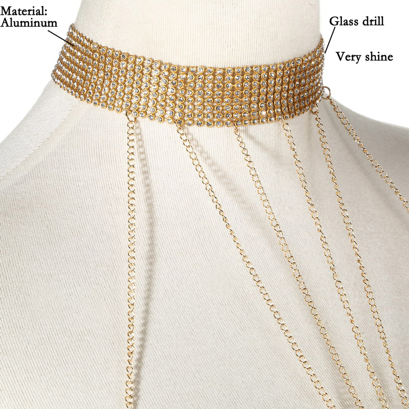 Gold Color Body Chain Women  R - Body Jewelry Luxury 评论和价格