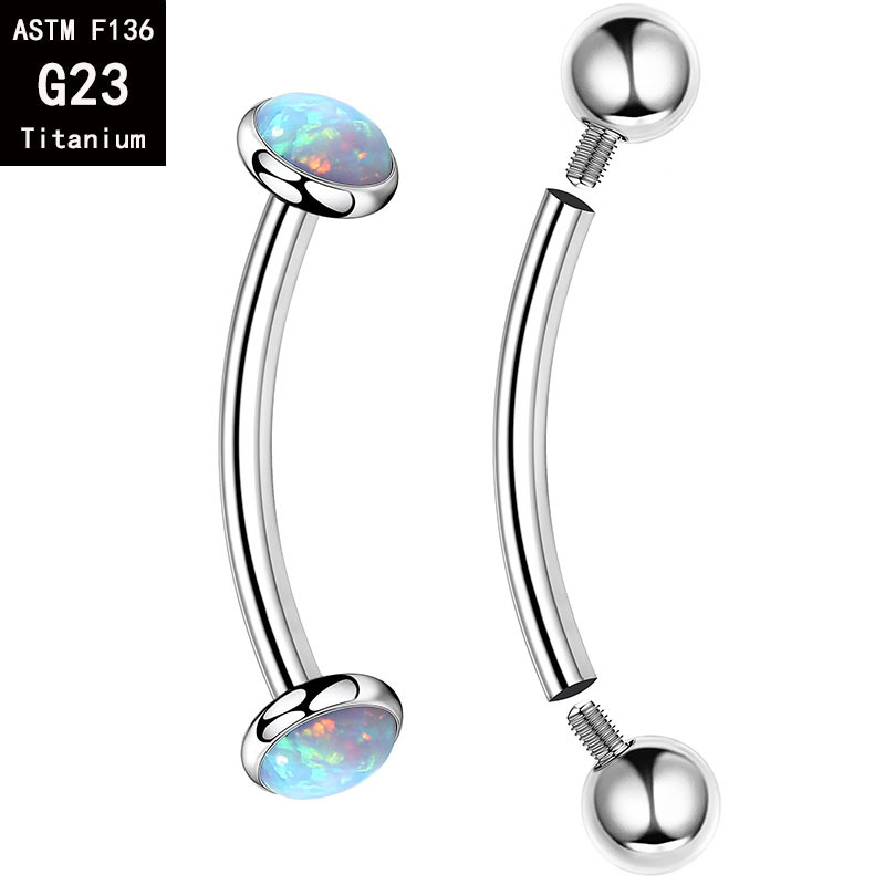 5 Pcs/Lot ASTM F136 Titanium I - Body Jewelry Internally Threaded 评论和价格