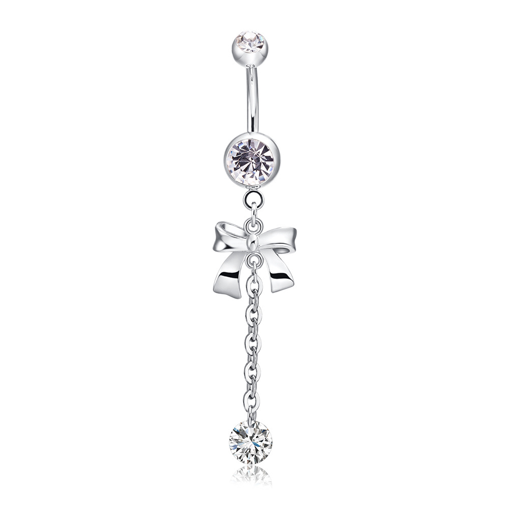 925 Silver Sterling Belly Butt - Body Jewelry Internally Threaded 评论和价格
