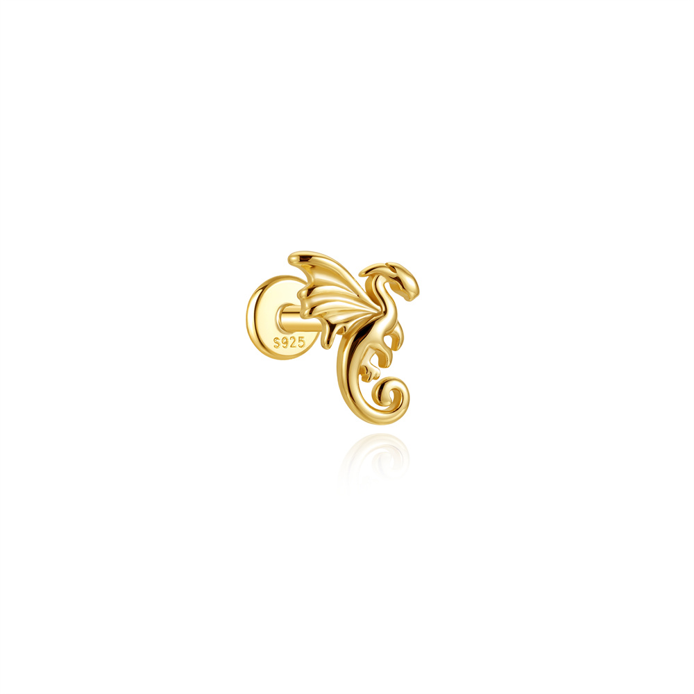 CANNER 925 Sterling Silver Fly - Body Jewelry Internally Threaded 评论和价格