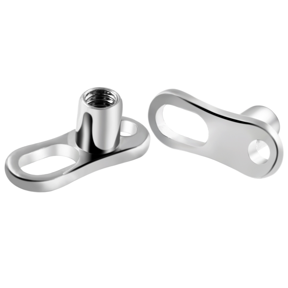 1PC G23 Titanium Piercings Mic - Body Jewelry Dermal 评论和价格