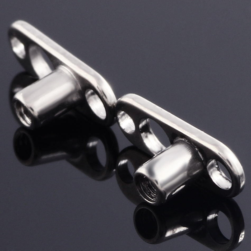 1PC G23 Titanium Piercings Mic - Body Jewelry Dermal 评论和价格