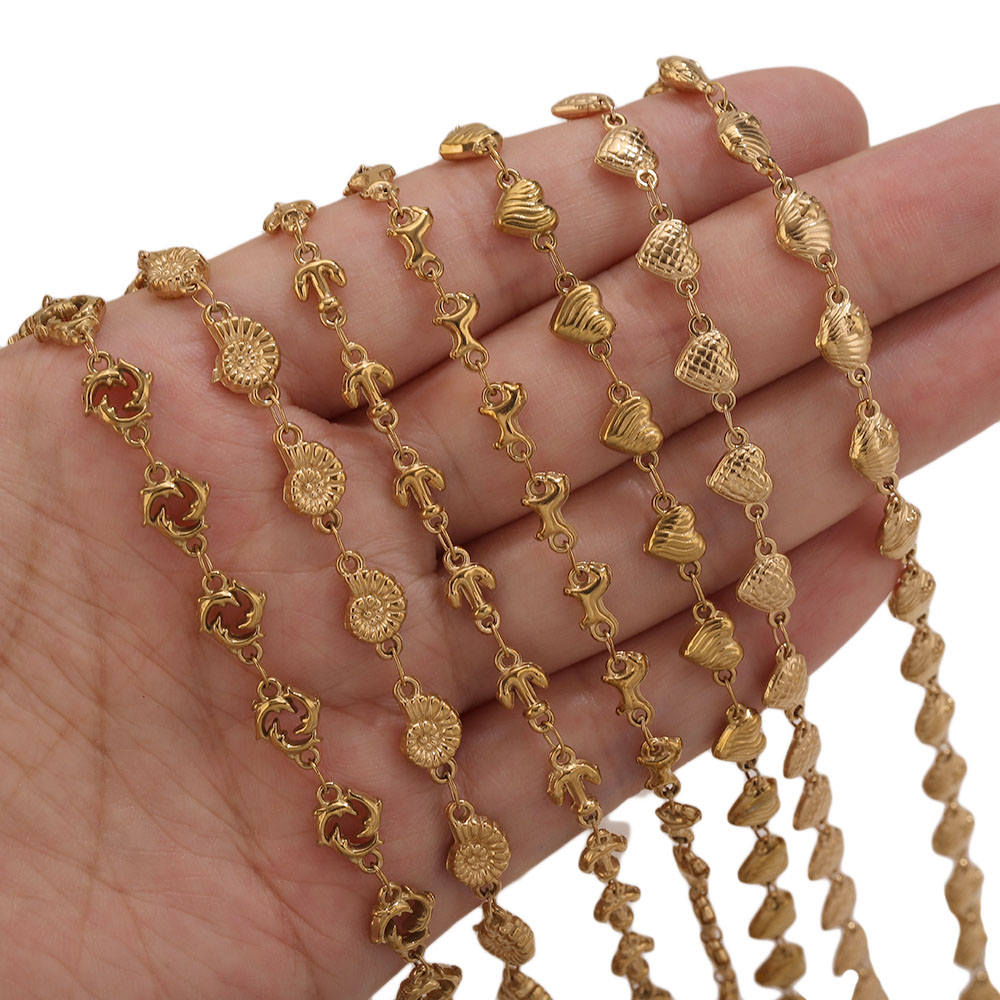 1M PVD Gold Stainless Steel He - Body Jewelry Wholesale 评论和价格