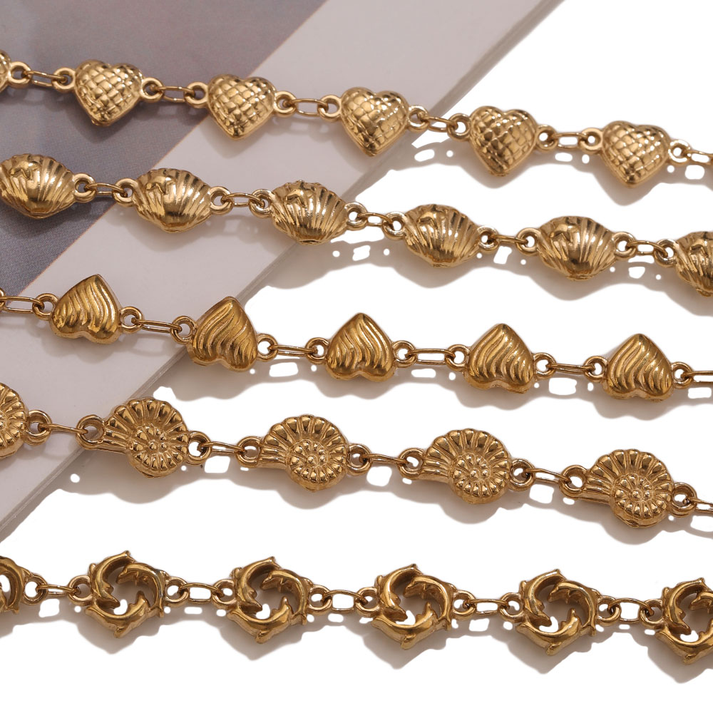 1M PVD Gold Stainless Steel He - Body Jewelry Wholesale 评论和价格