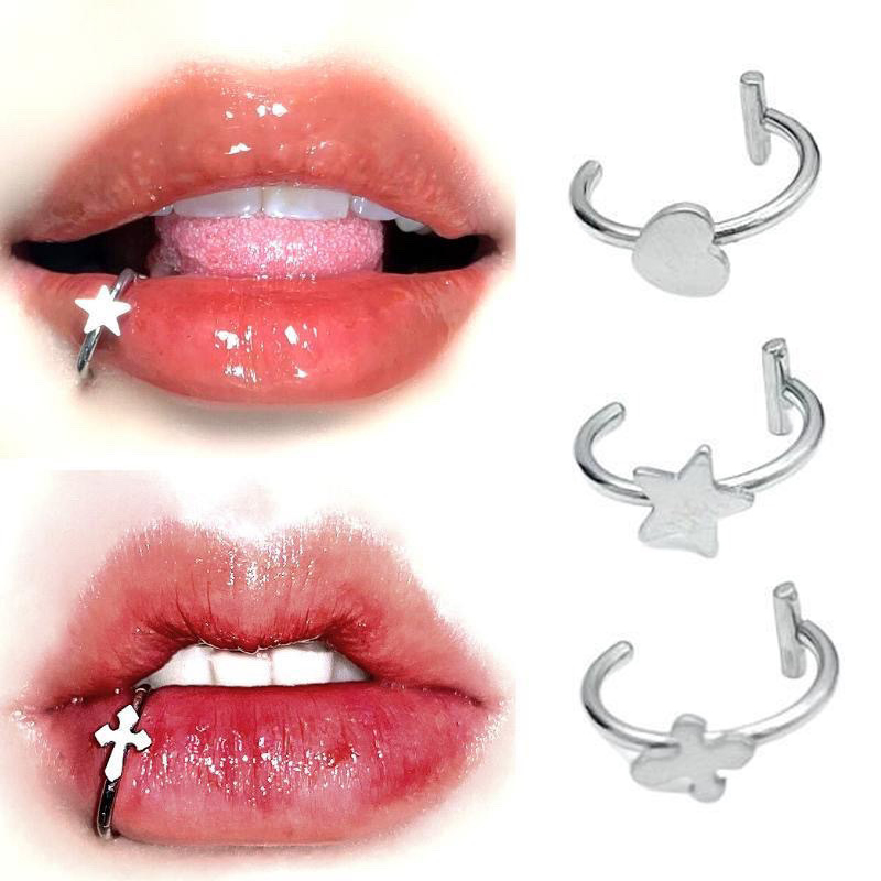 1Pc Stainless Steel Fake Nose  - Body Jewelry Earrings 评论和价格