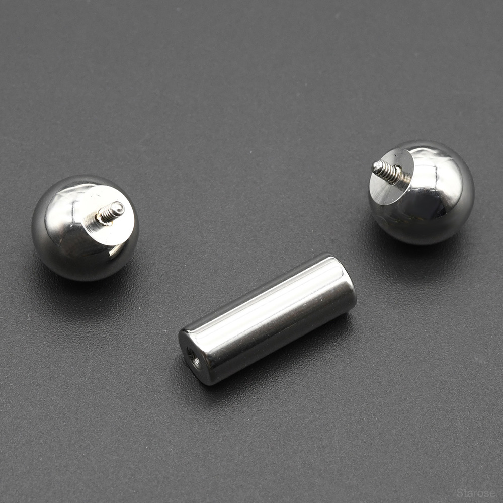 1Pc 12G-00G Stainless Steel St - Body Jewelry Internally Threaded 评论和价格