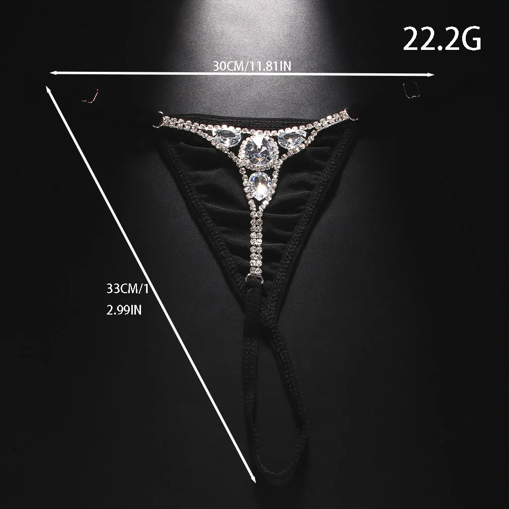 Sexy Round Rhinestone Thong Ad - Body Jewelry Retainers 评论和价格