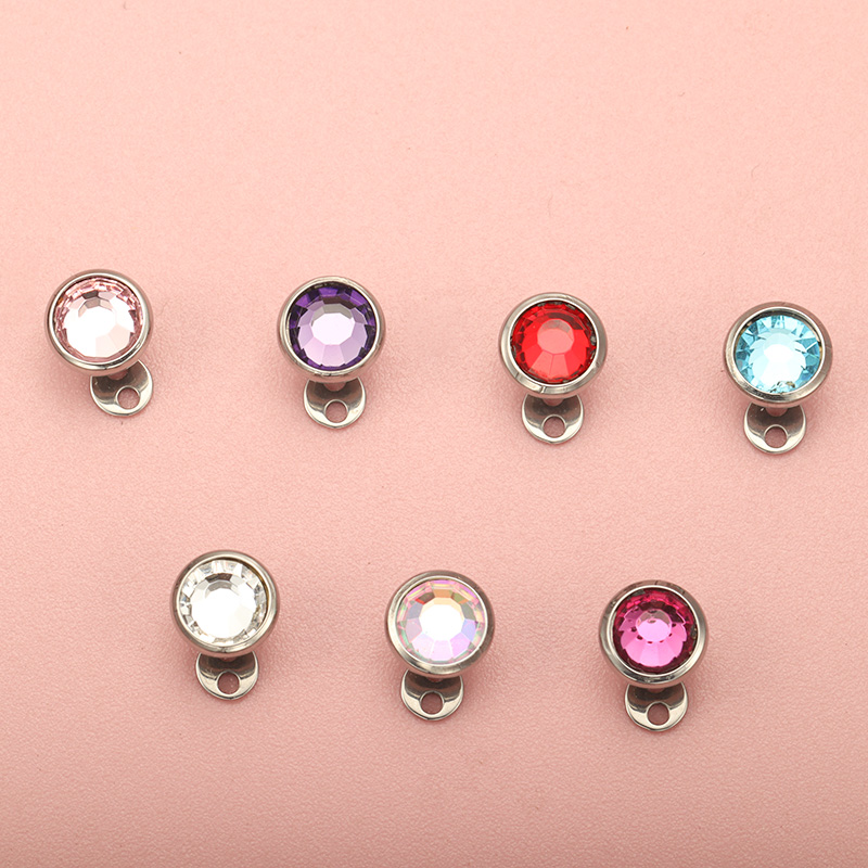 G23 Titanium Piercing Micro De - Body Jewelry Dermal 评论和价格