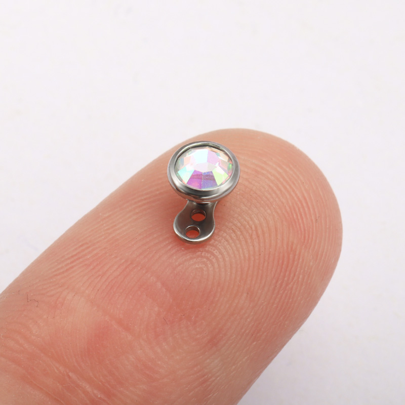 G23 Titanium Piercing Micro De - Body Jewelry Dermal 评论和价格