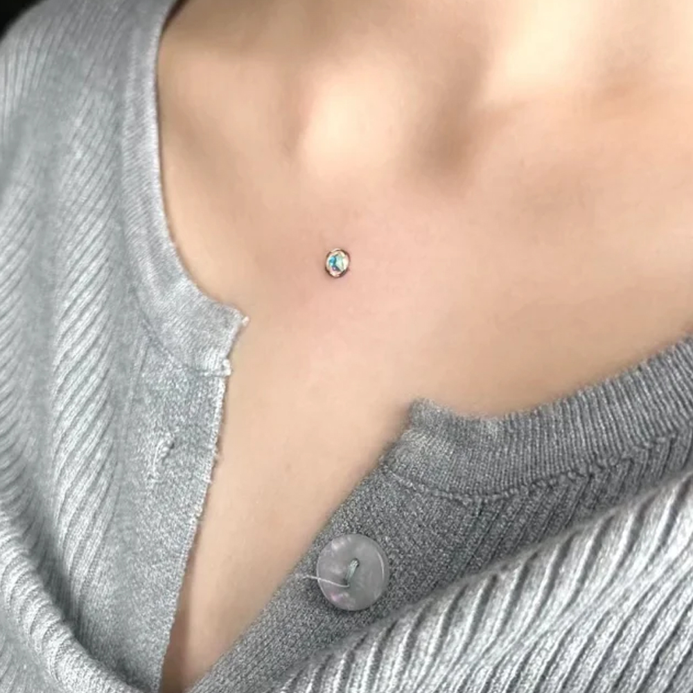 Surgical Steel Surface Piercin - Body Jewelry Dermal 评论和价格