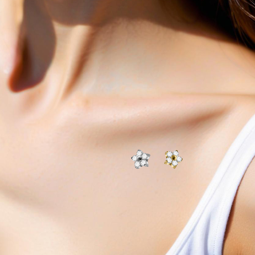1PC G23 Implant Titanium Derma - Body Jewelry Dermal 评论和价格