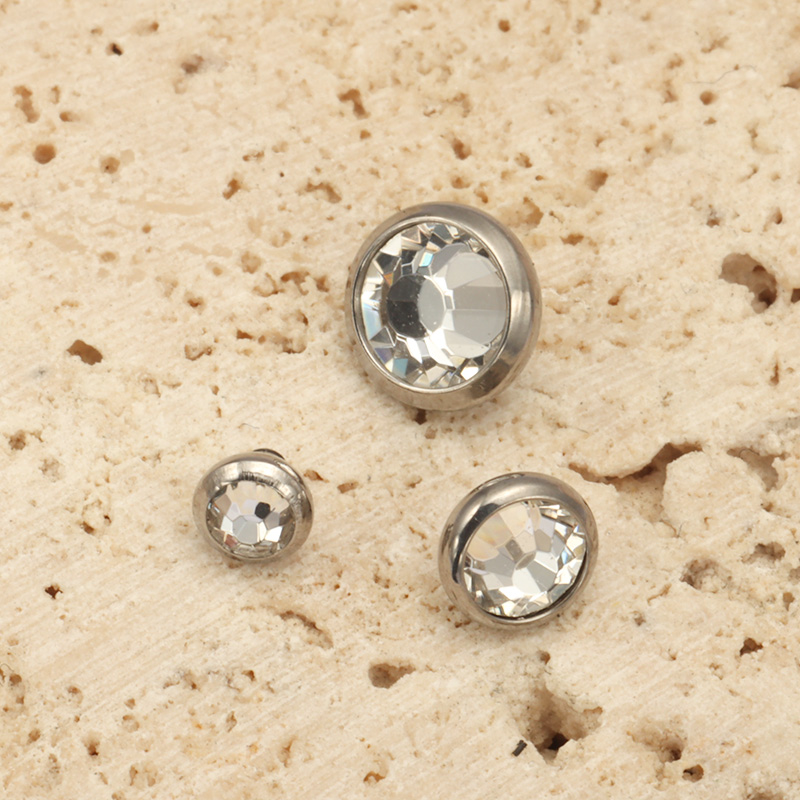 1PCS ASTM F136 Titanium Bezel  - Body Jewelry Dermal 评论和价格