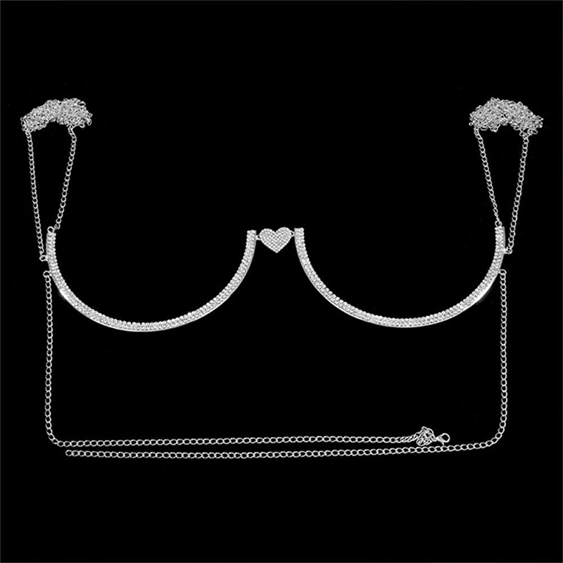 Stonefans Heart Rhinestone Che - Body Jewelry Retainers 评论和价格