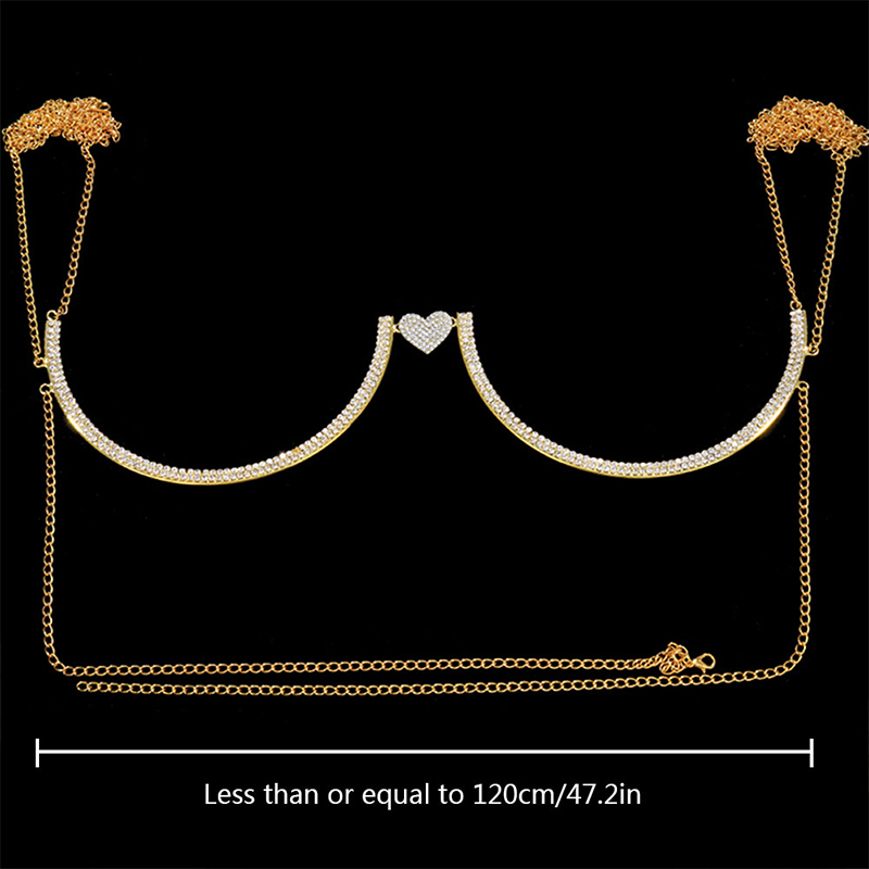 Stonefans Heart Rhinestone Che - Body Jewelry Retainers 评论和价格